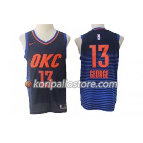 Oklahoma City Thunder Paul George 13 Nike 2017-18 Navy Miesten Pelipaidat Swingman 